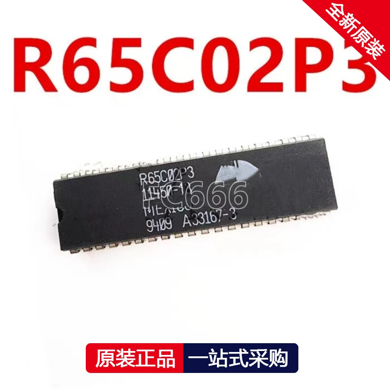 1PCS R65C02P3 R65C02 DIP40 Microprocessor IC chip