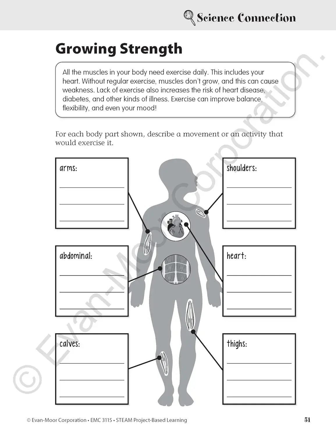 التعلم المبني للمشروع Evan-Moor STEAM، مصنف الصف 5، العمر 9 10 11 12، الكتاب باللغة الإنجليزية 9781645141914
