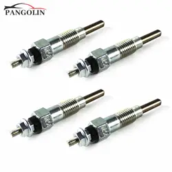 4pcs Glow Plug YM119717-77800 YM129155-77800 for Yammer 4D98E 4TNE98 4D94E Forklift Excavator Replacement Parts