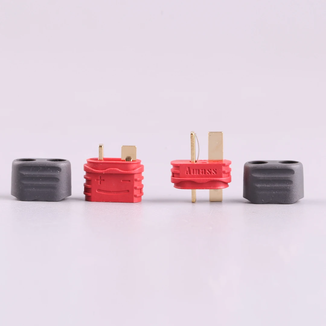 

Amass new anti slip strap protective cover T-plug AM1015E 40A high current model aircraft plug