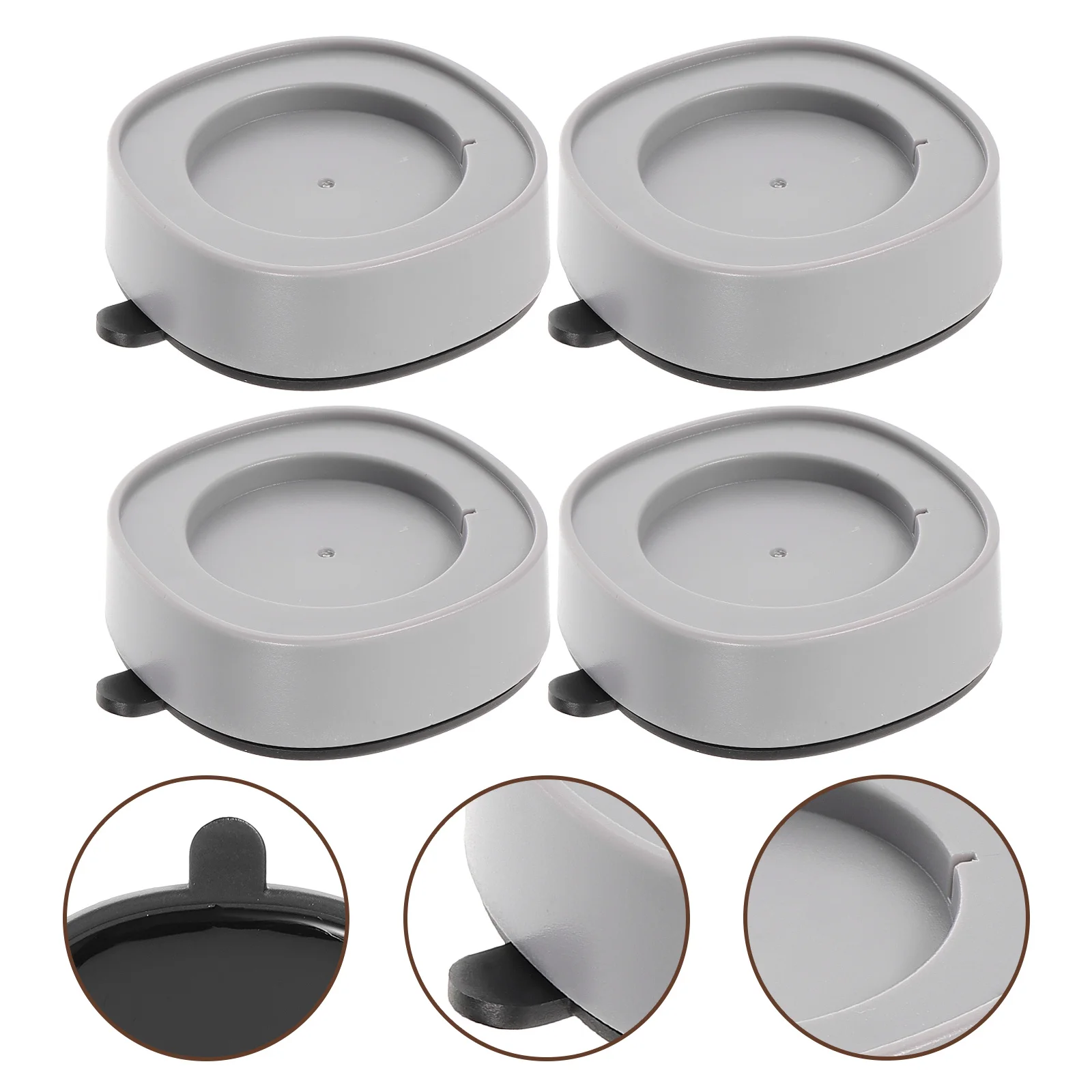 4 قطعة مكافحة زلة غسالة قدم منصات الاهتزاز امتصاص التسوية حامل غسالة مجفف استقرار لأرجل قطع الأثاث الأجهزة #4