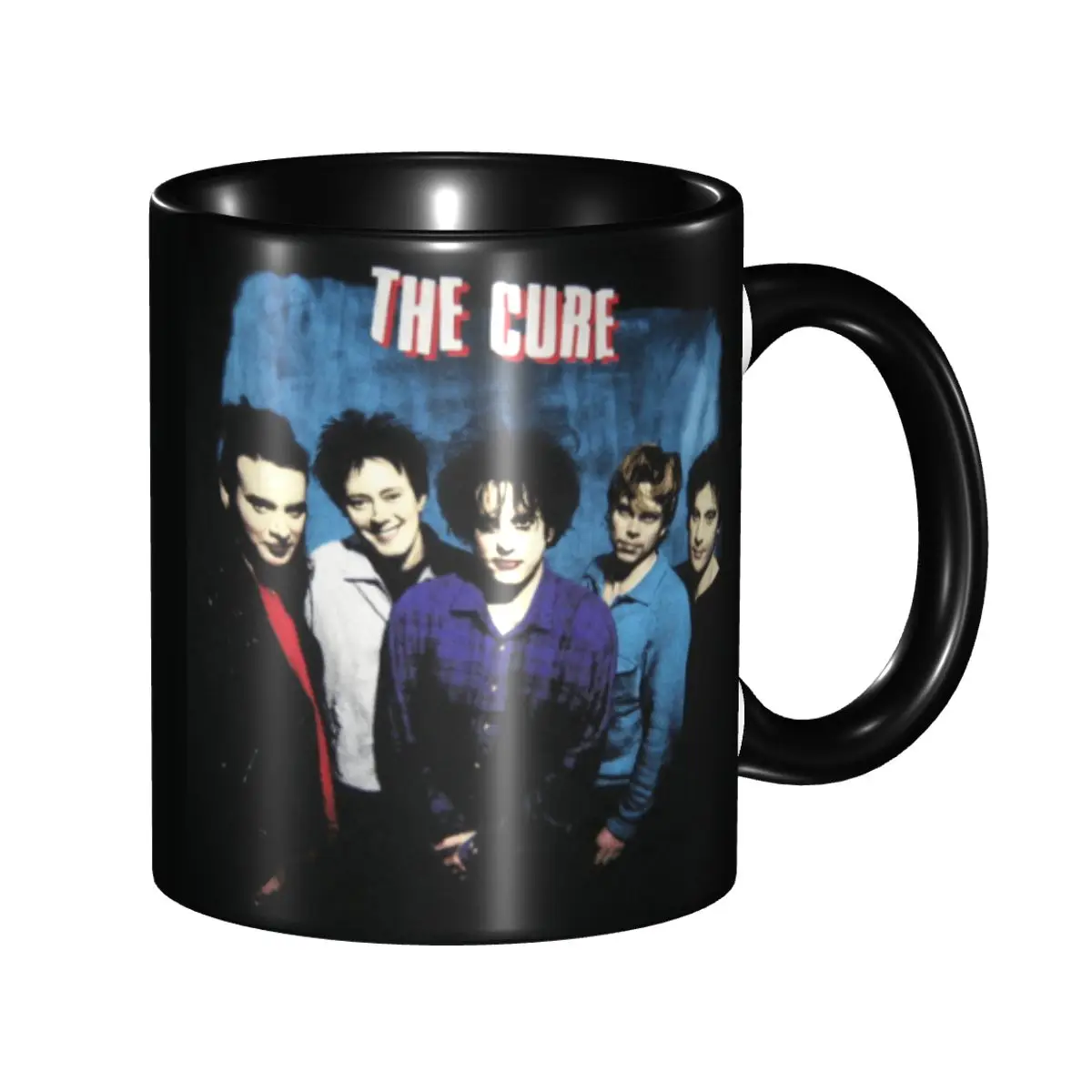 Punkrock-Band The Cure Tasse, personalisierte Keramik-Kaffeetasse, kreatives Geschenk
