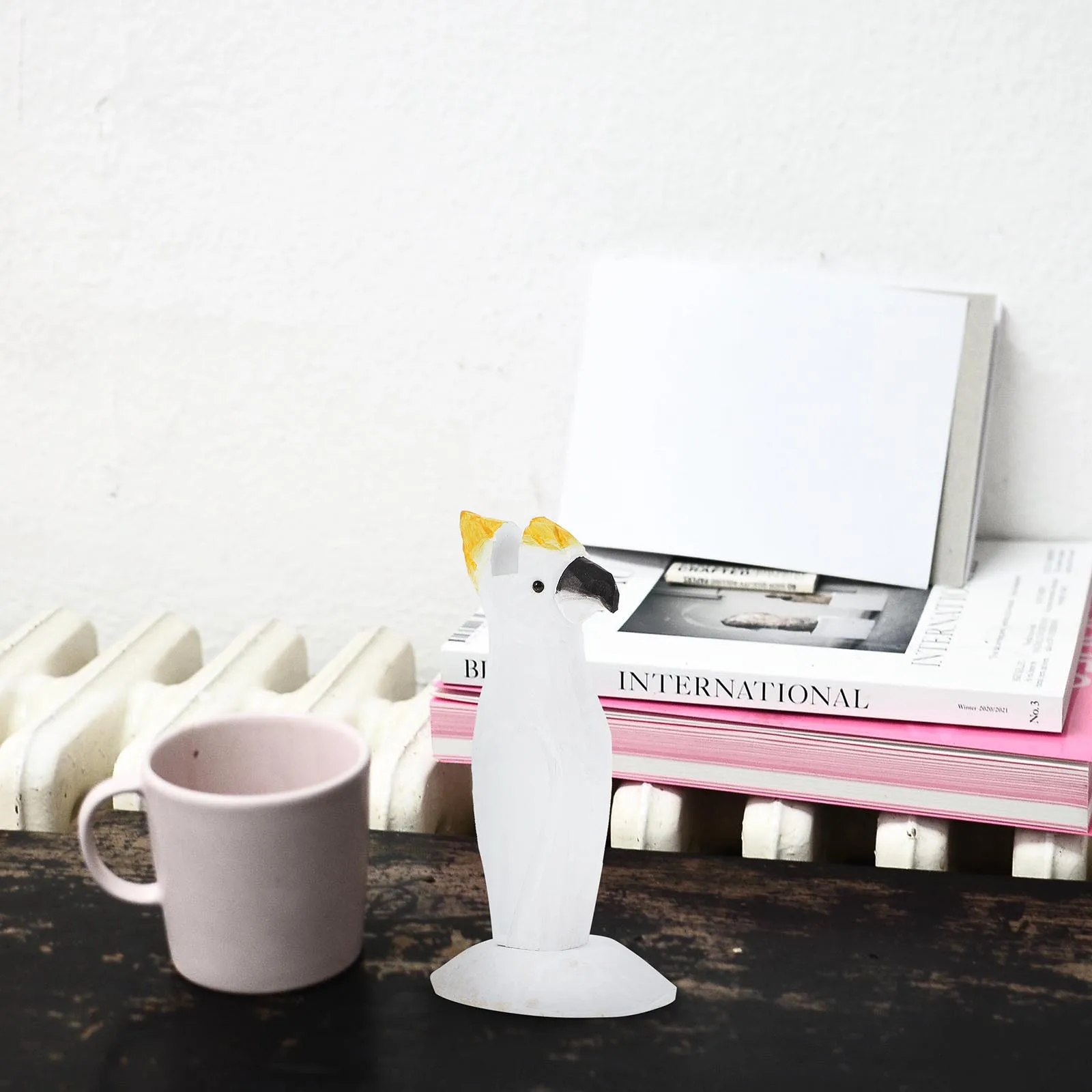 

1Pcs Wooden Glasses Frame Lovely Parrot-Shaped Spectacle Holder Stand for Nightstand Dresser Desktop Organizing Rings Watches