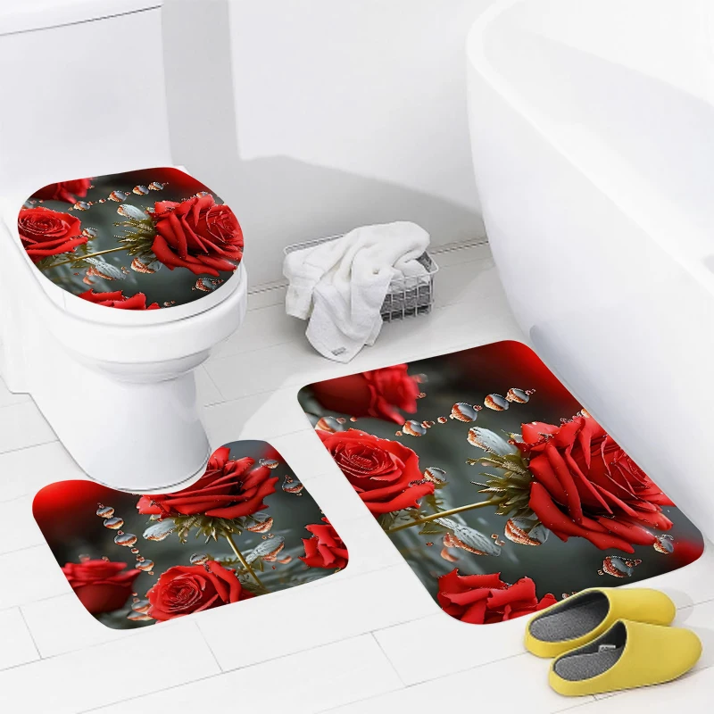 Home Natural Animal Style bathroom floor mats Bath Foot mat modern bathroom accessories rug Toilet mat Bathtub anti-slip carpet