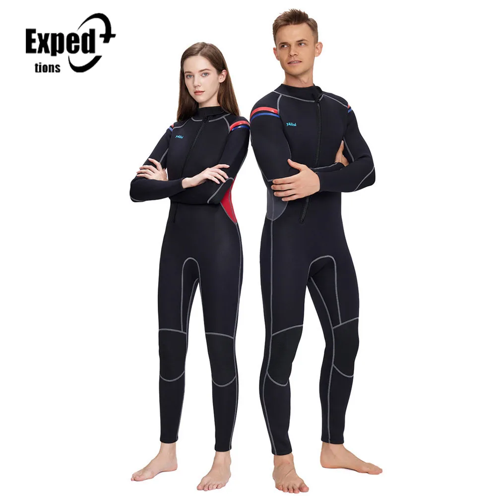 

3mm Neoprene Men Wetsuit Surfing Scuba Diving Snorkeling Body Suit Swimming Wet Suit Surf Kitesurf Clothes Equipment