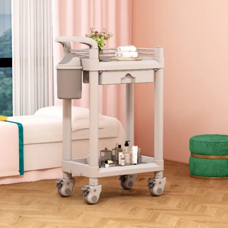 

Transport Trolley Cart Serving Cart with Wheels Tool Trolly Cosmetic Salon Furniture Beauty Salon Organizers Carrito Trolleys