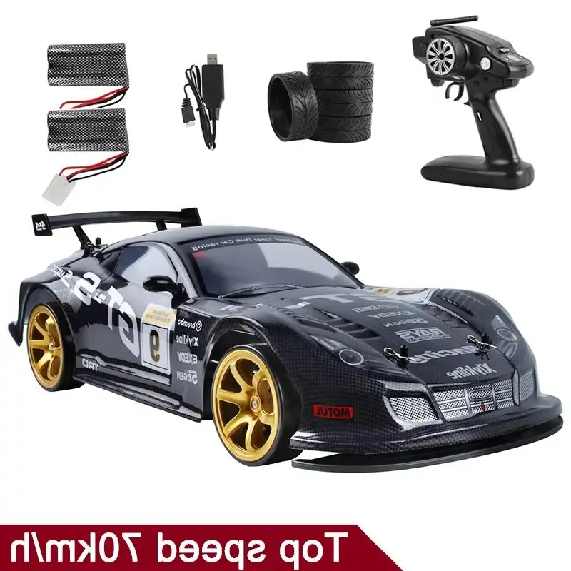 Rc Drift Toy Car With Remote Control Fast Quality High Speed 1/10 70km/H 40km/H 4x4 Helectric Car for Adult Boy Kid Gift