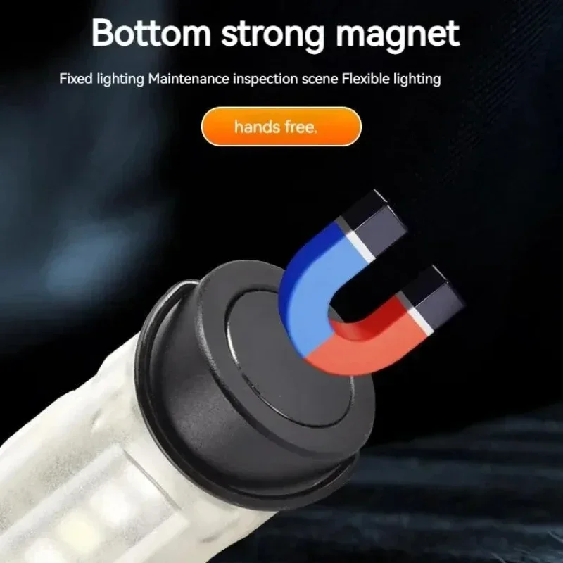 في الهواء الطلق مصباح ليد جيب صغير مصباح يدوي جيب مع هوك مغناطيسي في الهواء الطلق مفتاح كليب غطاء مصباح يدوي ضوء الطوارئ الإغاثة الكوارث