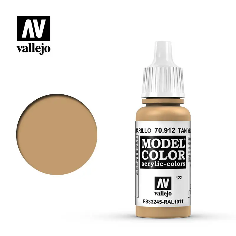 Vallejo Paint Model Water-Based Hand Coating Series Coloring Spain AV121-144 Environment Odorless 17ml Plastic