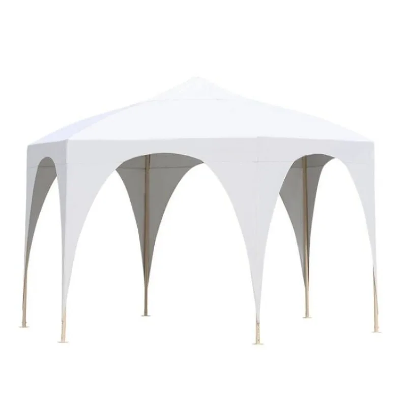 Outdoor camping tent, multi-person large-capacity leisure rain protection canopy, courtyard mosquito net