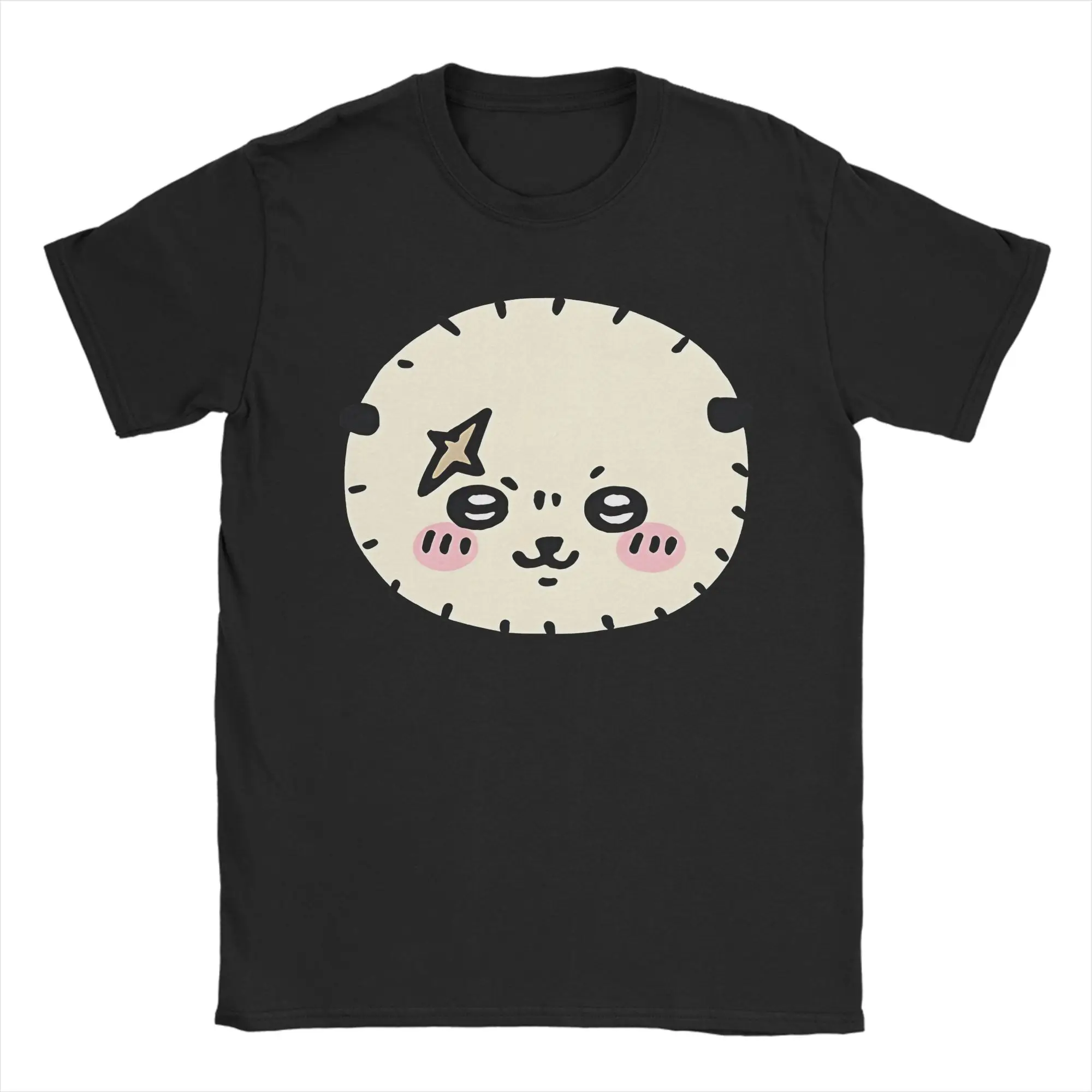 Funny Chiikawas Rakko T-Shirts Men's Women's Kids Round Neck Cotton T Shirts Short Sleeve Tees Unique Tops