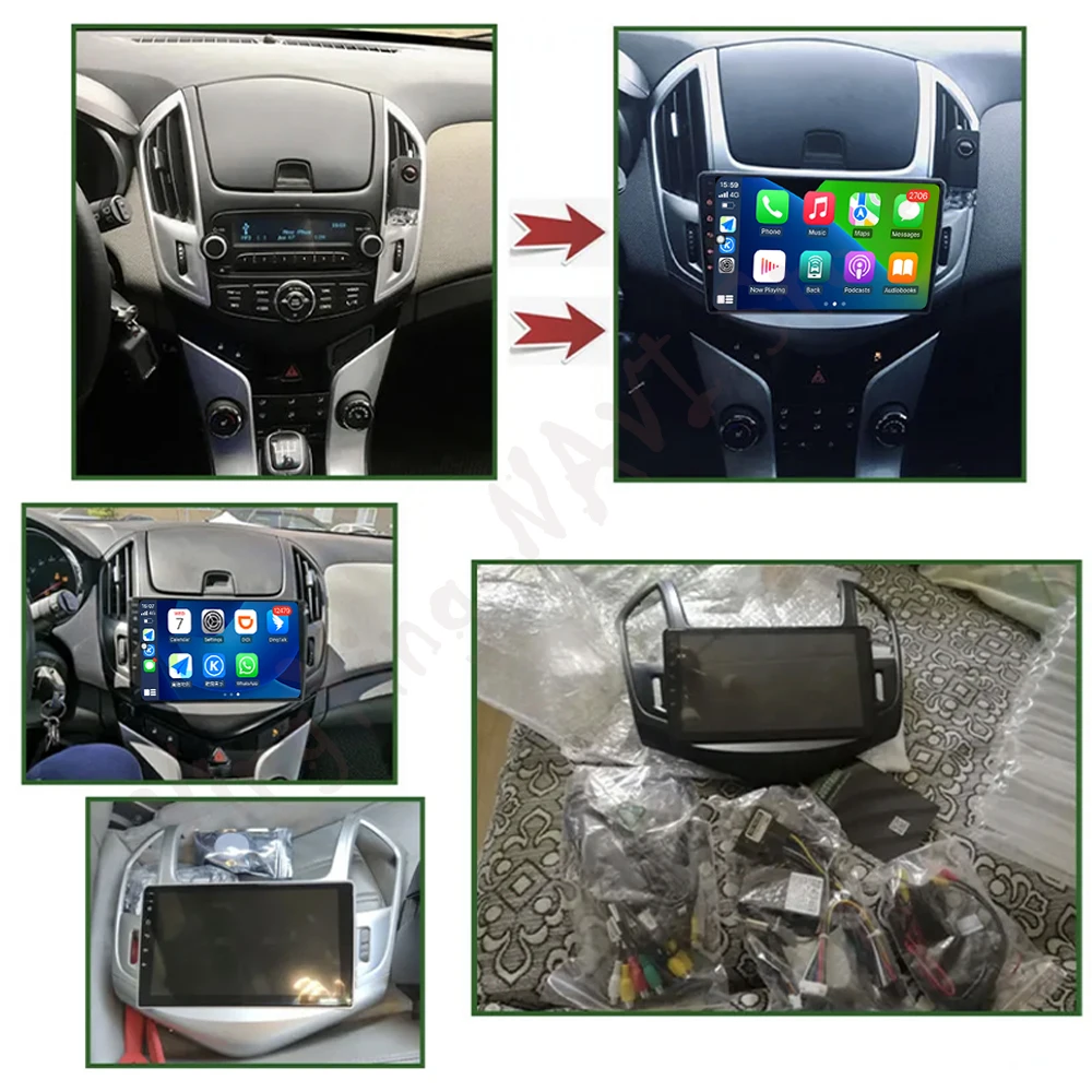 Android 16 For Chevrolet Cruze J300 J308 2012-2015 Car Radio Multimedia Video Player WlFl Carplay Autoraido GPS Navigation tools