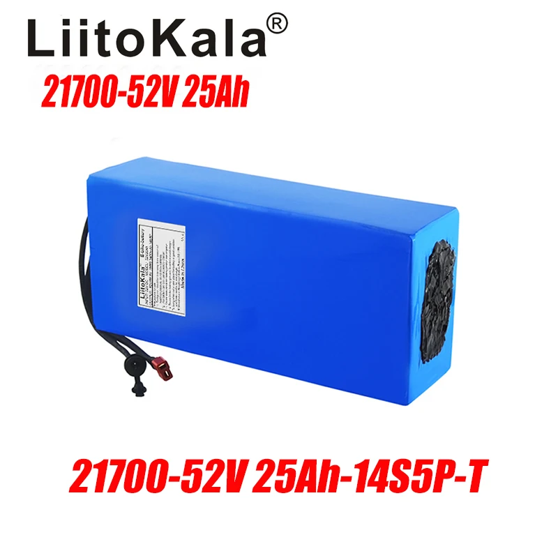 LiitoKala 21700 52V 20ah 30Ah 35A Lithium Battery Pack 52V Electric Bike Battery 58.8V  Lithium Battery Pack