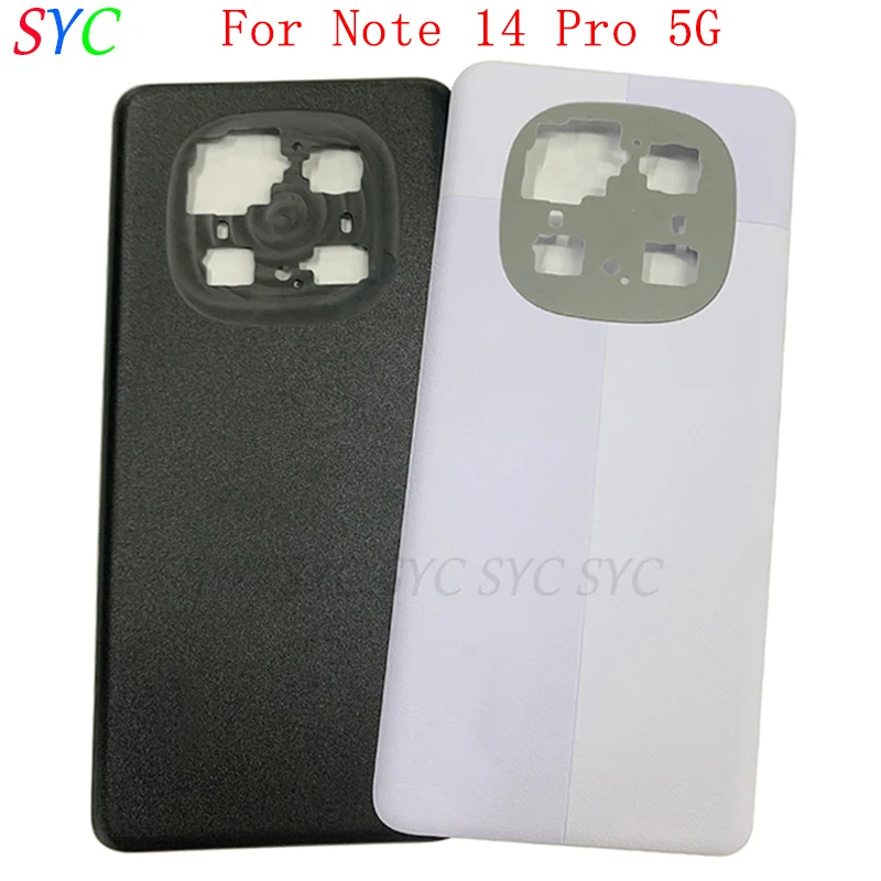 

Rear Door Battery Cover Housing Case For Redmi Note 14 Pro 5G Back Cover with Adhesive Sticker Repair Parts