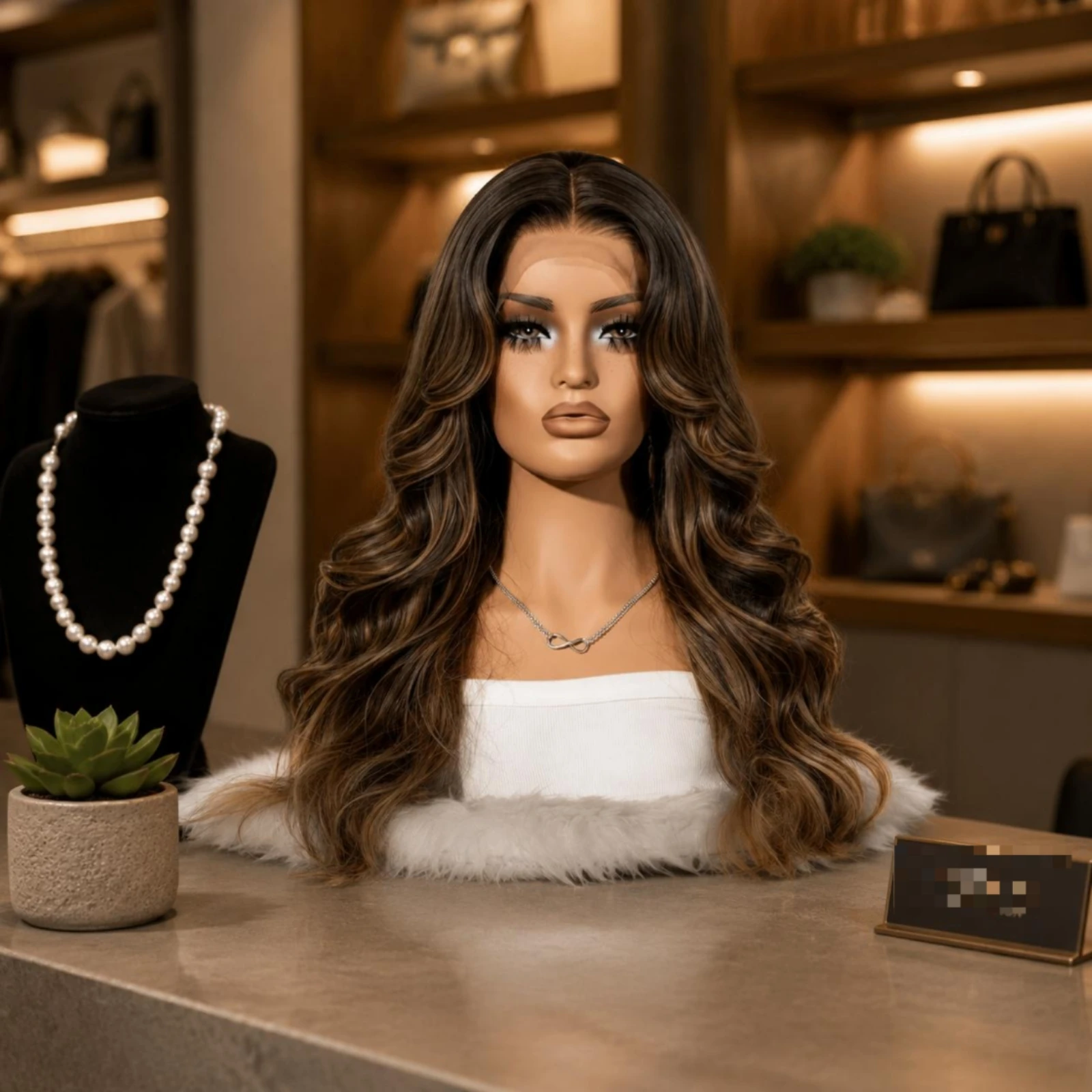 Mannequin Head with Shoulders PVC Shoulder Mannequin Head Makeup Face Lifelike for Shop Window, Salon