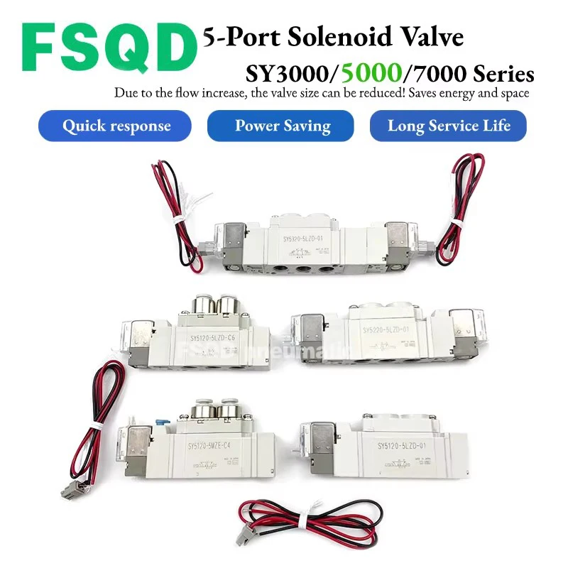 

SY5120 SY5220 SY5320 SY5420 SY5520-3LZD 4LZD 5LZD 6LZD 3LZE 4LZE 5LZE-C4 C6 C8 olenoid Valve SY5000