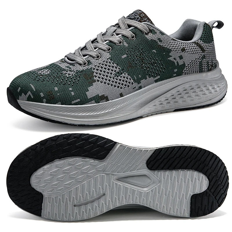 

Men's Camouflage Sports Shoes light anti slip Breathable hiking shoes Outdoor Mountaineering travel shoes Soft Bottom Sneakers