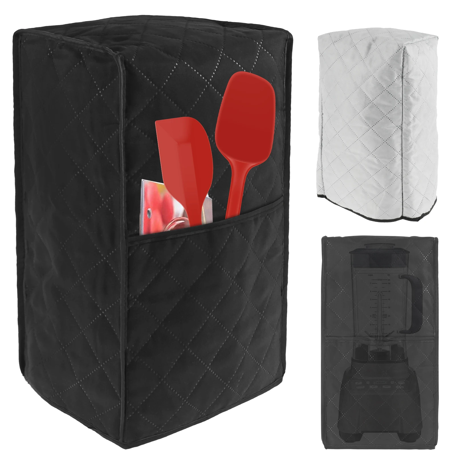 

Mixer Dust Cover Dust-proof Stand Mixer Covers with Side Pocket Universal Blender Cover Kitchen Appliance Covers for Kitchen