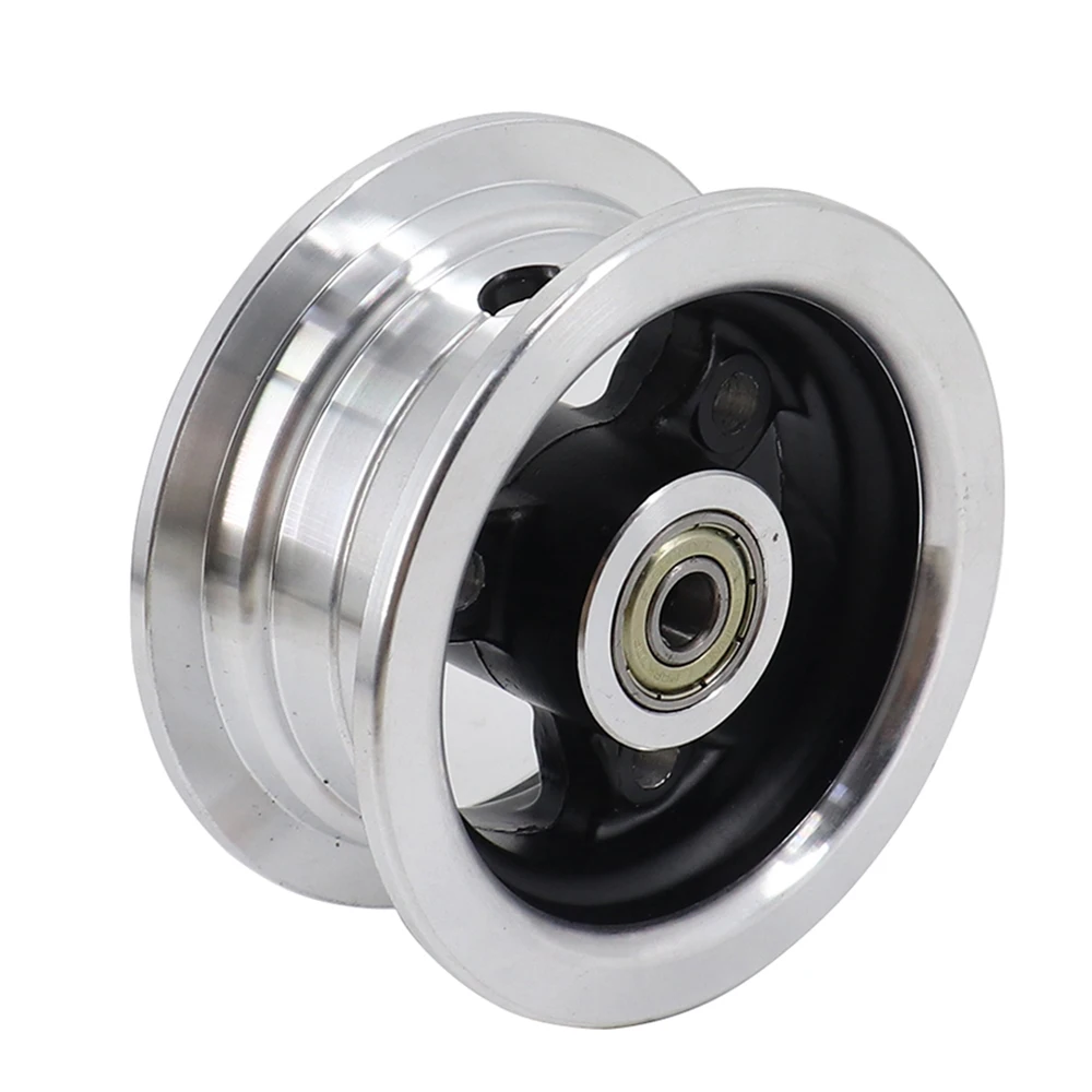 6 Inch Silver Aluminum Alloy Split Wheel Rim Hub Fit for Electric Scooter Rim  Front Wheel Rear Accessories