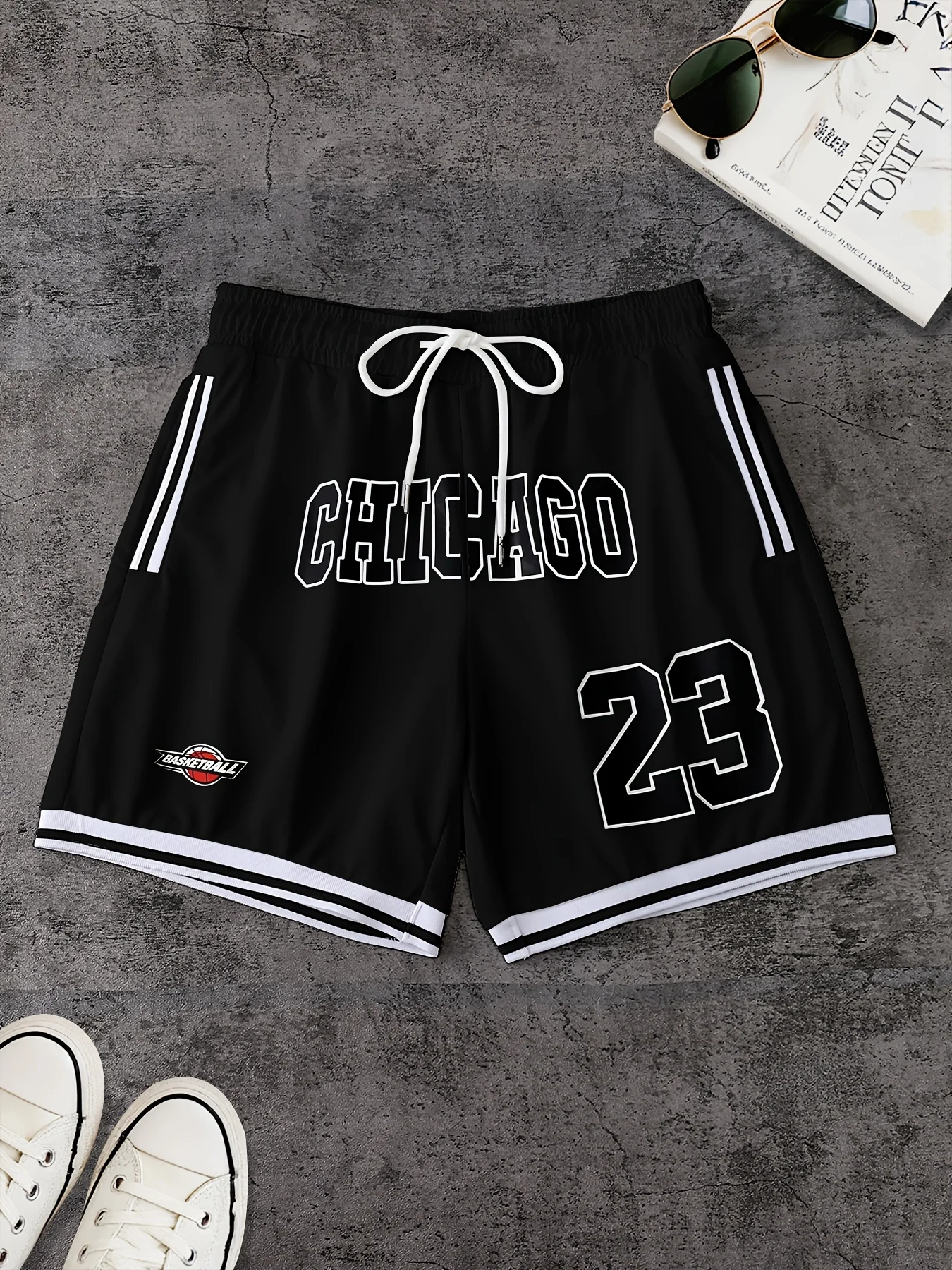 Summer New Pattern 3D Letter Printed Men Shorts Casual Fashionable Soft Comfortable Lightweight Quick-drying Unisex Shorts Moto