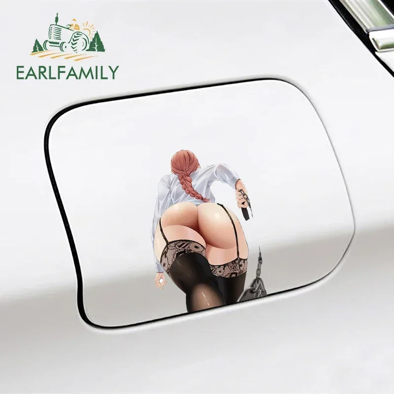 Earl family 13cm Makima Anime Waifu Ass Auto Aufkleber wasserdichte Vinyl Auto Wrap Tools heißen Skateboard Aufkleber Persönlichkeit Zubehör