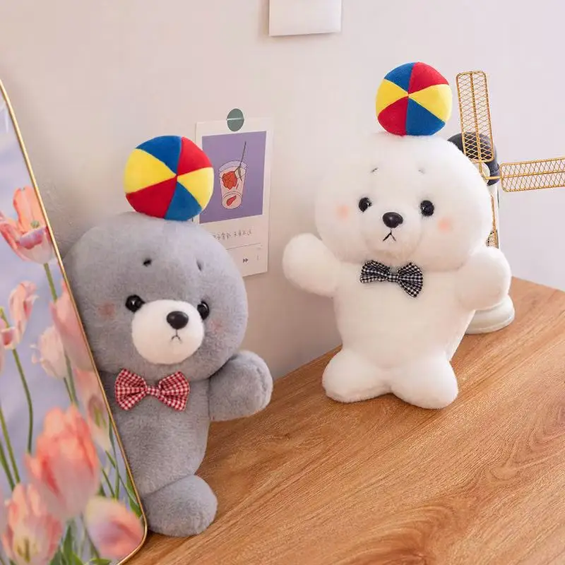 23 センチメートル模擬アザラシぬいぐるみフィギュア漫画アニメかわいい枕クッション家の装飾子供の誕生日ギフト人形