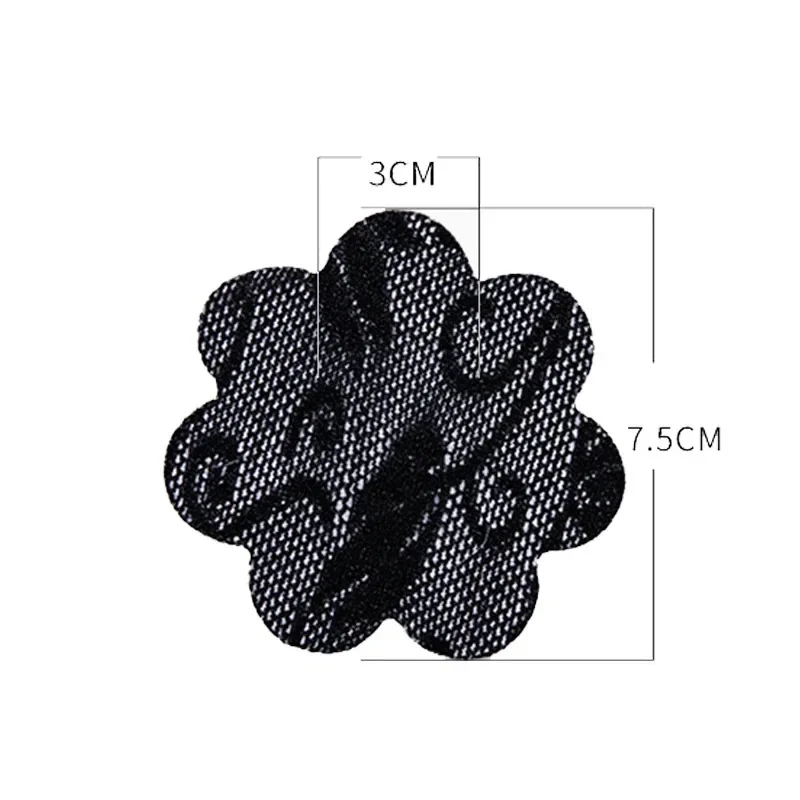 10 Pcs Women Invisible Sexy Lace  Breast Lift Tape Overlays on Bra Nipple Stickers Chest Stickers Bra Nipple Covers Accessories