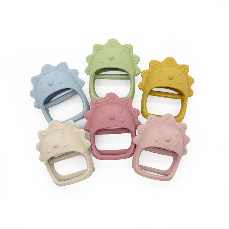 New Design Soft Silicone Teethers For Baby Newborn Training Grip Baby Toy Pendant Chewing Teething For Baby Accessories Toys