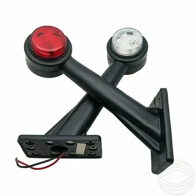 

Popular 2xLED Side Marker Lights for Trailer Truck Carvan Lamp 10-30V X6 Series Arm Light Side Outline Stalk Marker Lights Lamp