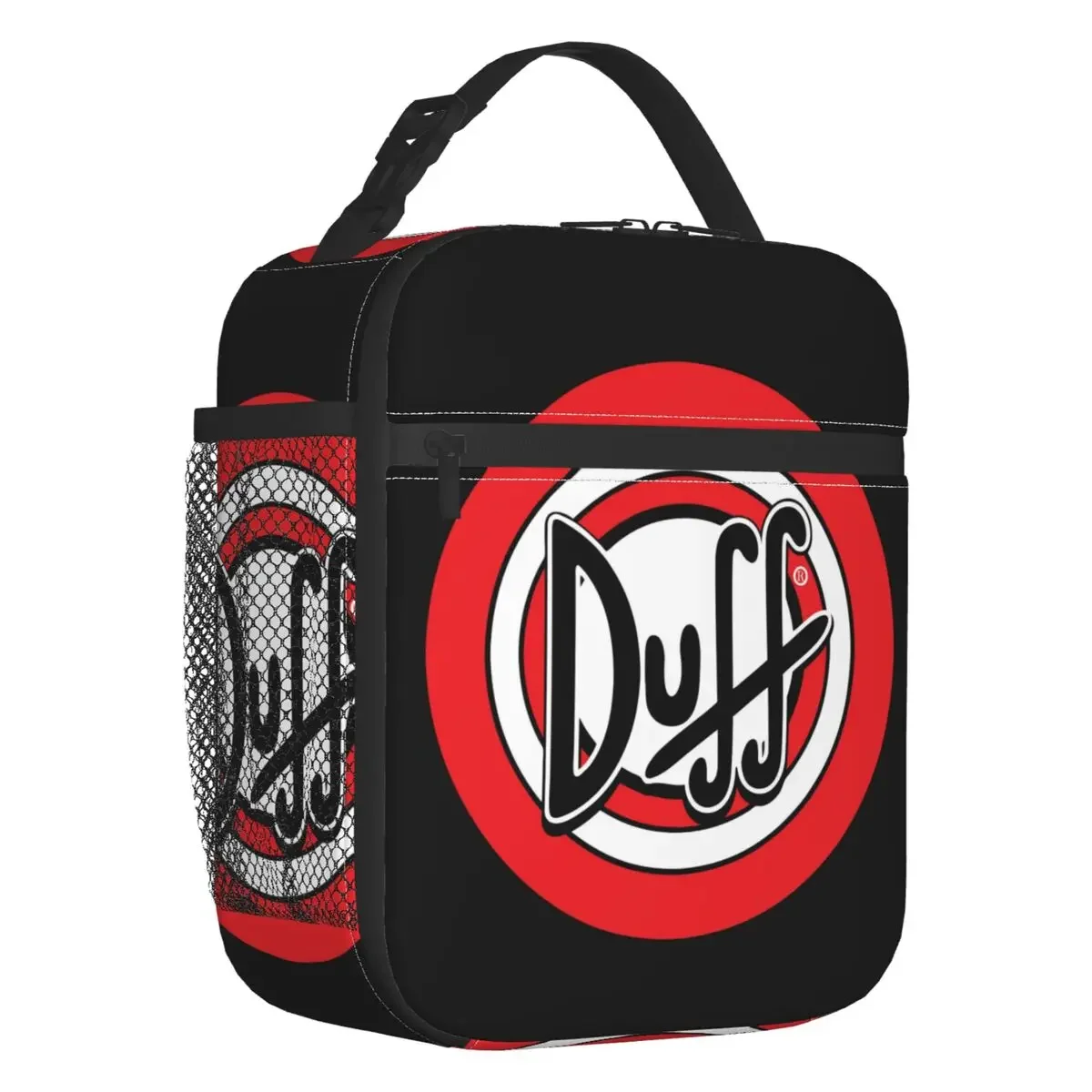 

Duff Beer Insulated Lunch Tote Bag for Women Resuable Thermal Cooler Food Lunch Box Outdoor Camping Travel