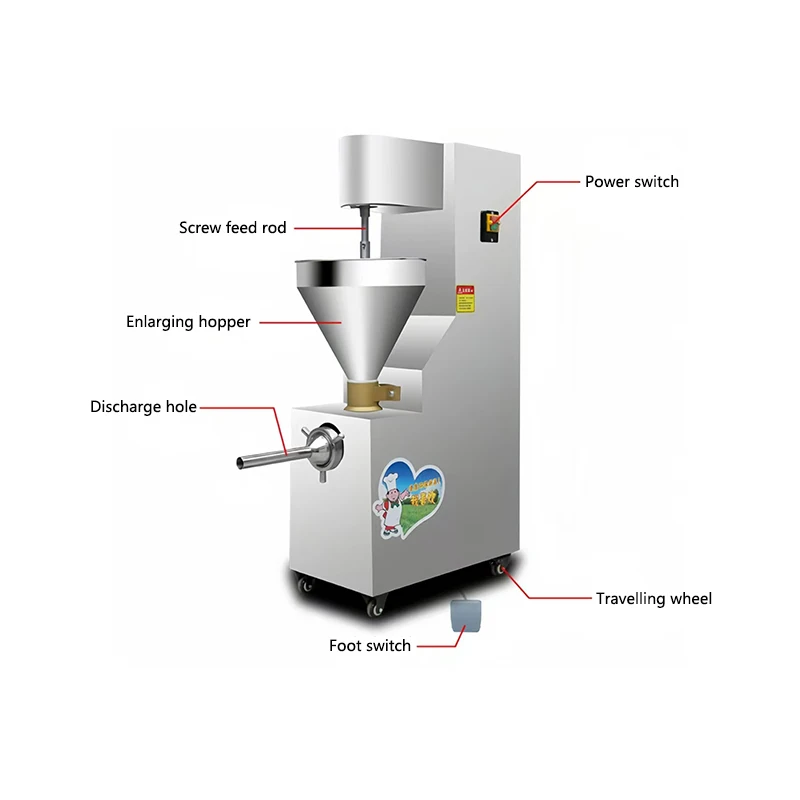 

Commercial Stainless Steel Manual Sausage Stuffer Filling Equipment Used Homemade Sausage Filler Maker Making Machine