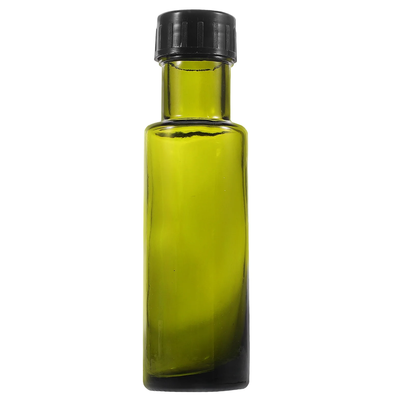 

Sealed Lid Olive Oil Bottle Sturdy Glass Bottle Round Shape Travel Size Oil Container Portable Small Liquid Container