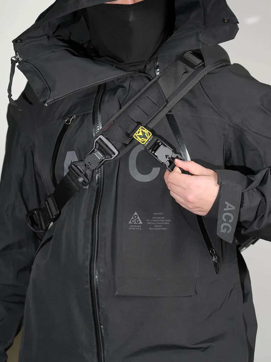 حزام كتف منزلق من FIRSTWOLF (الطراز: BGM-04) - حبال تحرير الجاذبية مع إبزيم مغناطيسي سريع الفصل من FIDLOCK #6