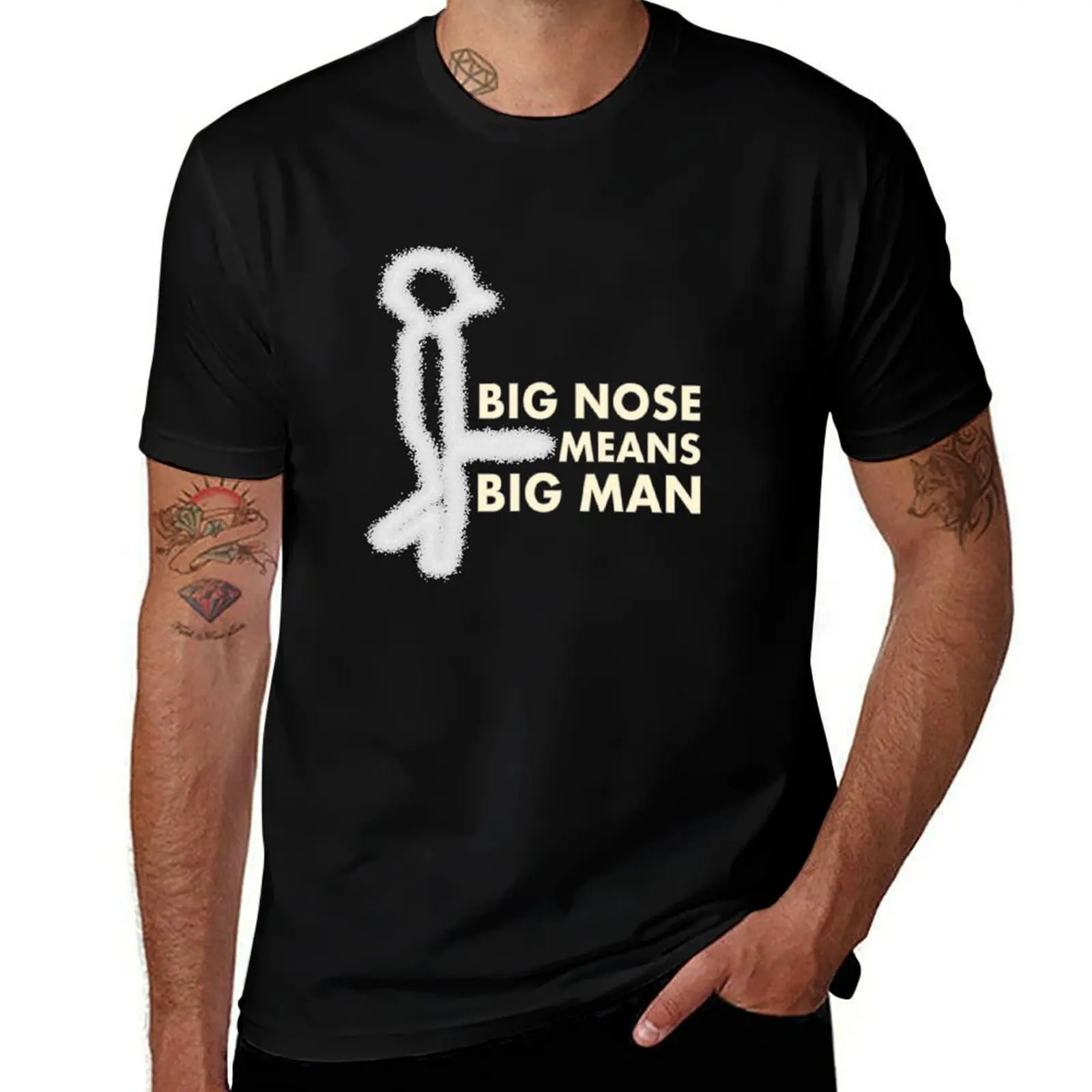 

BIG NOSE = BIG MAN T-Shirt Quick Dry Outdoor Sports T-Shirt