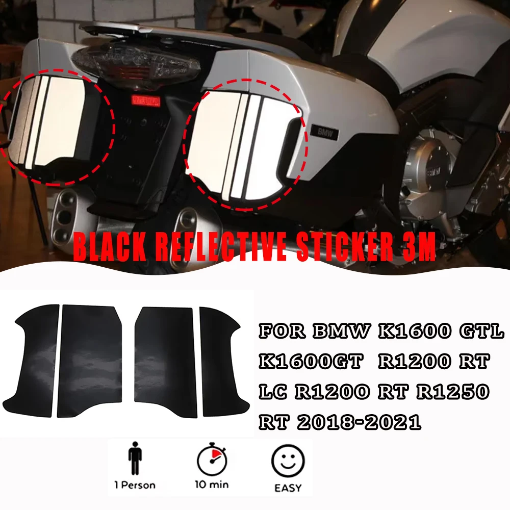 

For BMW K1600GTL K1600GT R1200RT LC R1200RT R1250RT 2021 2020 2019 2018 Motorcycle Reflective Paper Sticker Decal Self-adhesive