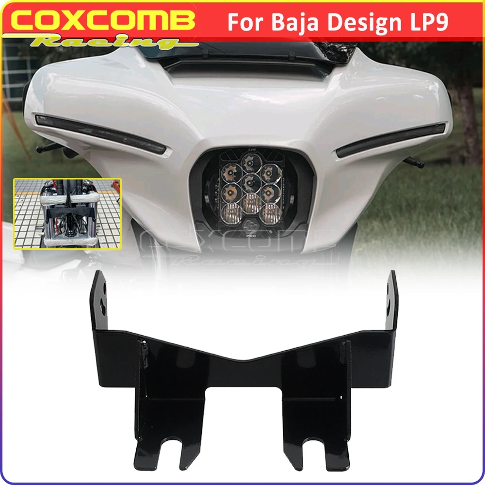 

Light Bracket For Baja LP9 Headlamp Bracket Holder Support For Harley Dyna Super Glide Wide Glide Street Bob Fat Bob Low Rider