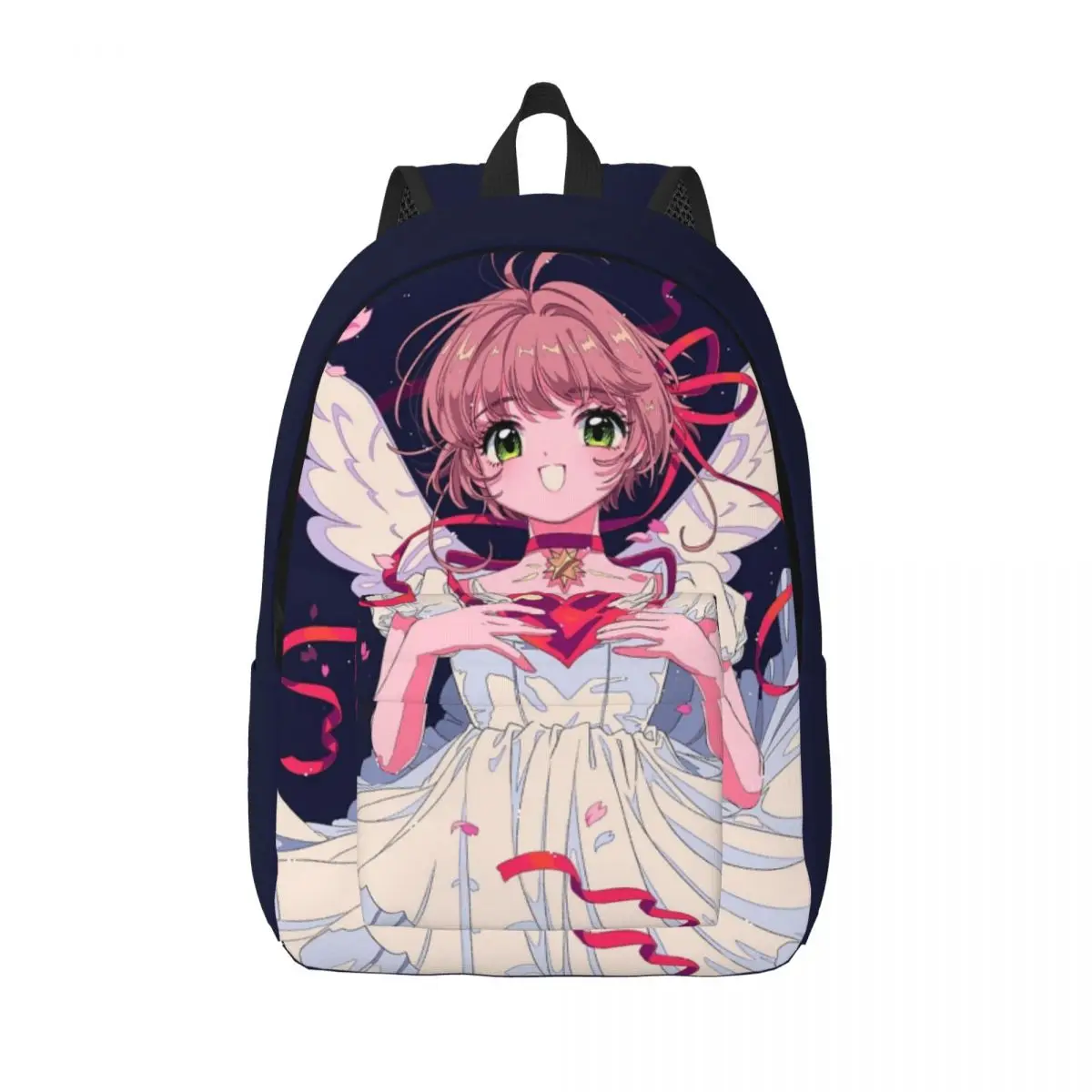 

Cardcaptor Sakura Magical Heart Of Angel for Teens Student School Book Bags Daypack Middle High College Lightweight