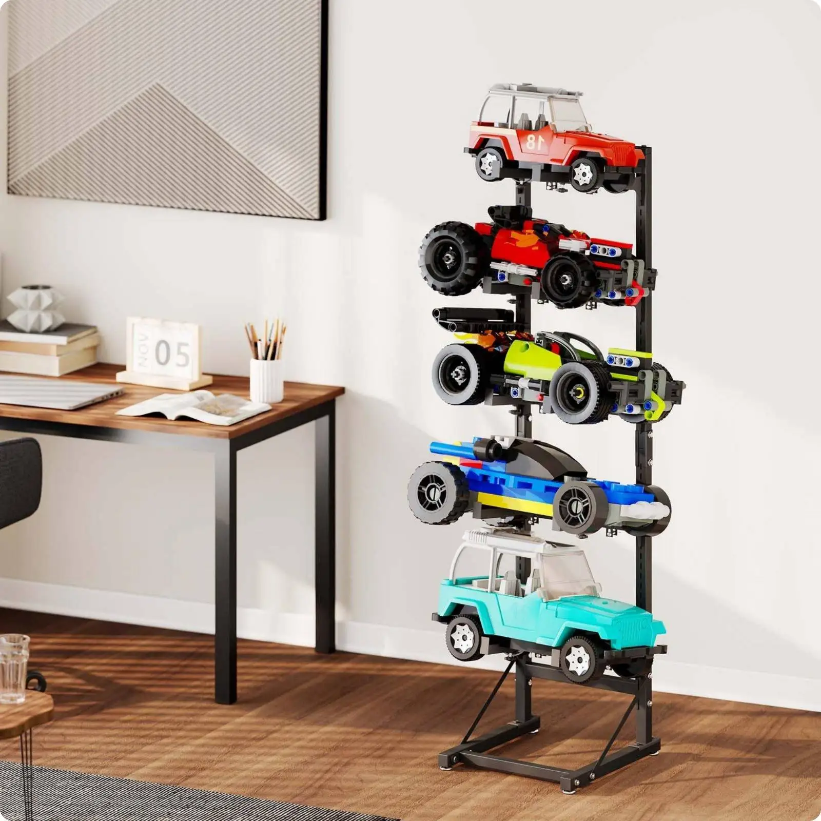 Model Car Display Shelf Detachable Collectible Car Stand Sturdy for Room Decor
