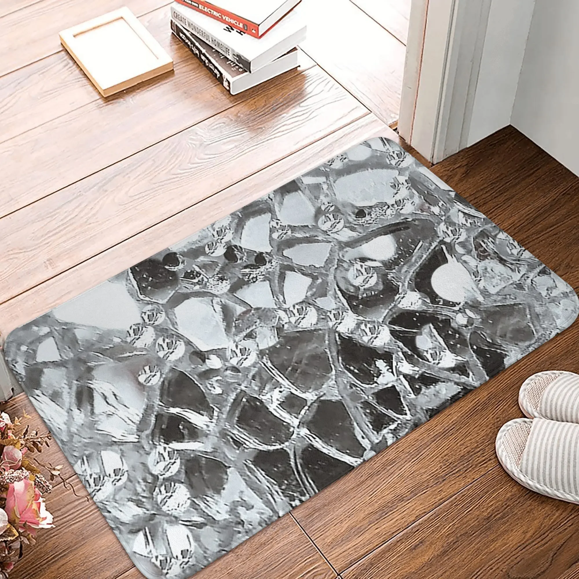 Photographic Image of Mirrors and Glass Non-slip Doormat Floor Mat  Carpet Rug for Kitchen Entrance Home Bedroom Footpad Mats