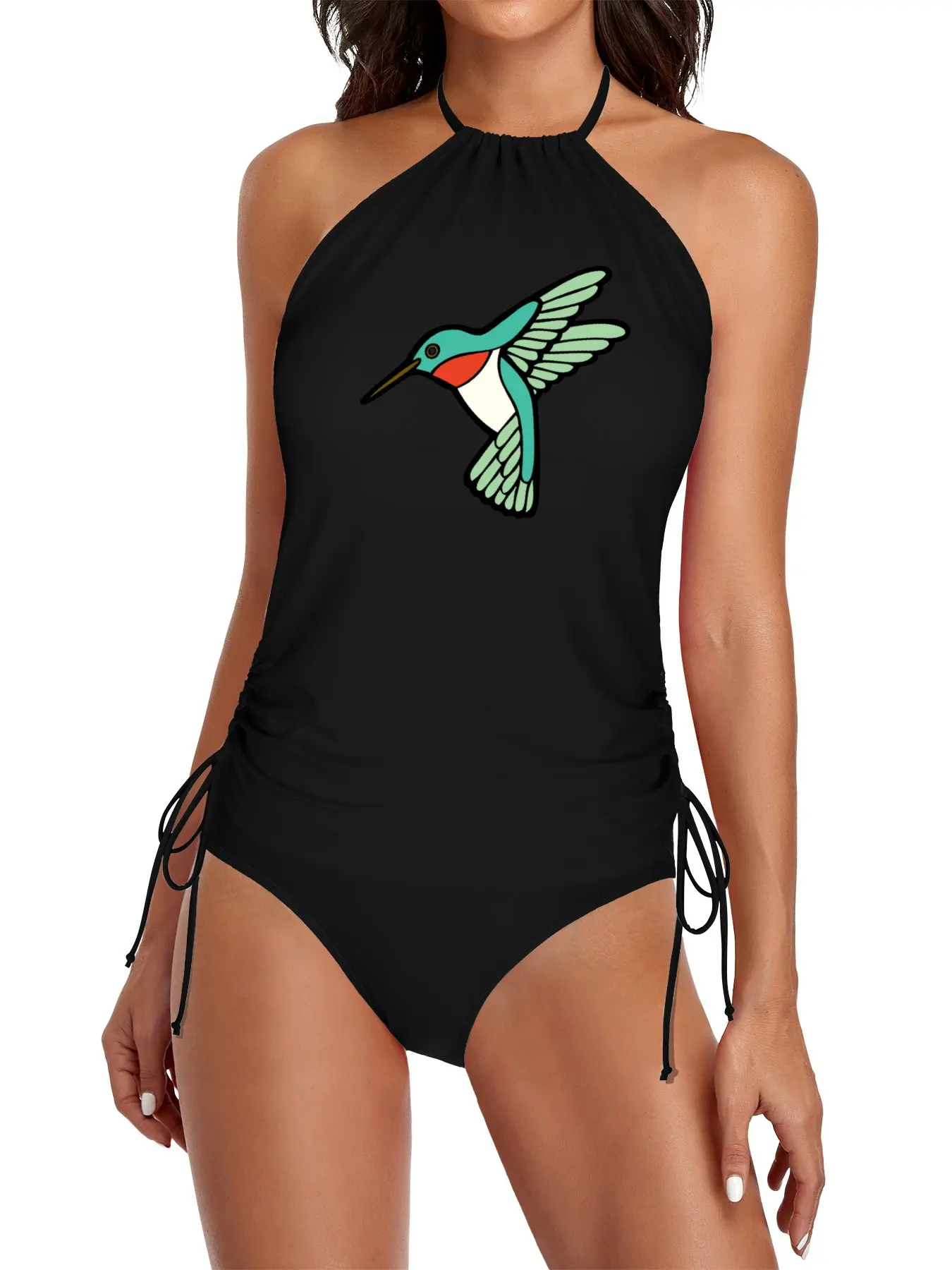 

Hummingbird Pattern Split Swimsuit Set swimming wears for ladies swimsuit ladies swimming suit woman