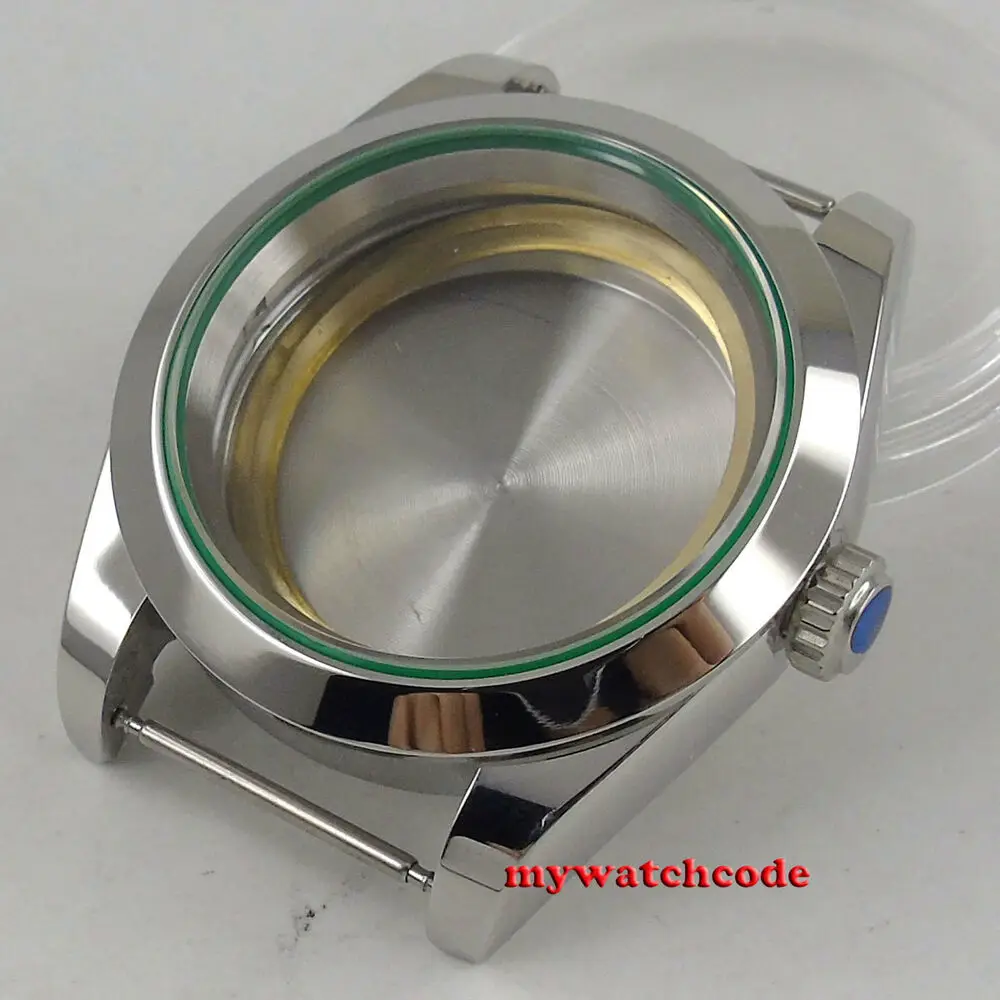 40mm Sapphire Glass Automatic Watch Case Fit 2836 2824 8215 NH35 NH36 Miyota 8215 821A Movement