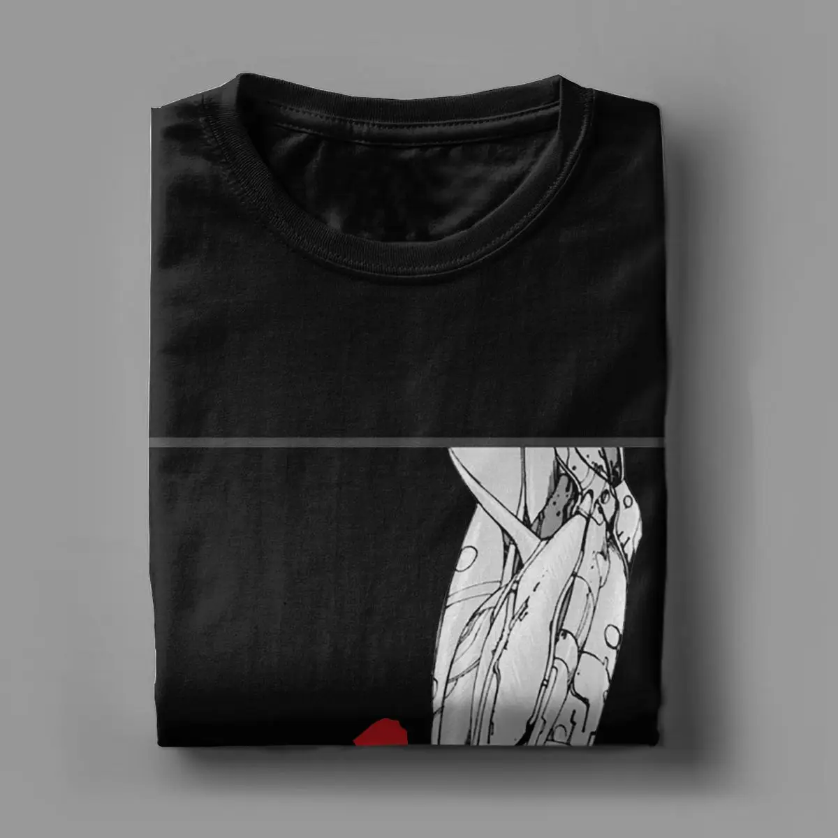 Men Women\'s T-Shirts Akira Arm Creative Pure Cotton Tees Short Sleeve Anime T Shirts Crew Neck Tops Gift Idea