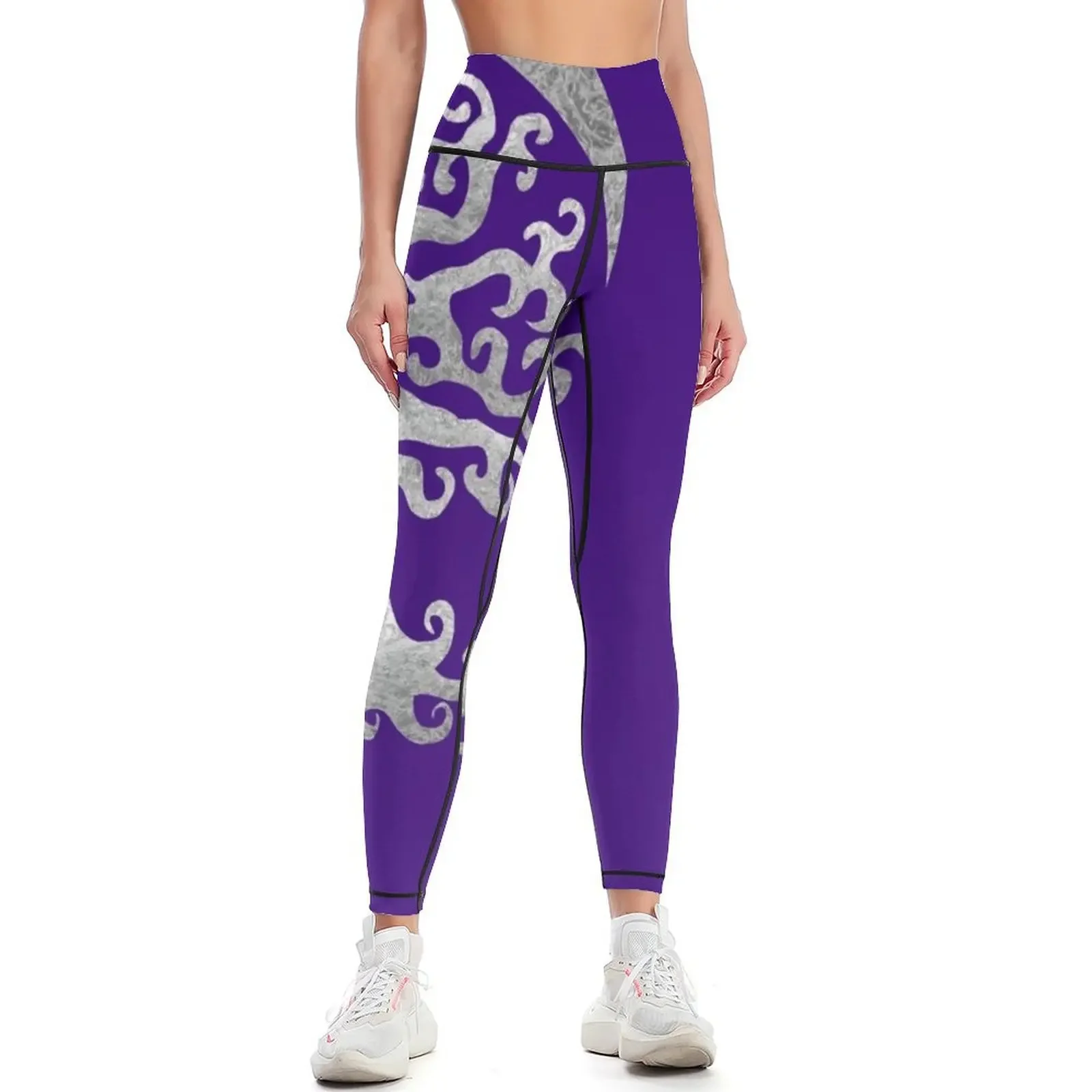 

Symbol of Darnassus Leggings high waist Pants sport harem pants legging gym Womens Leggings