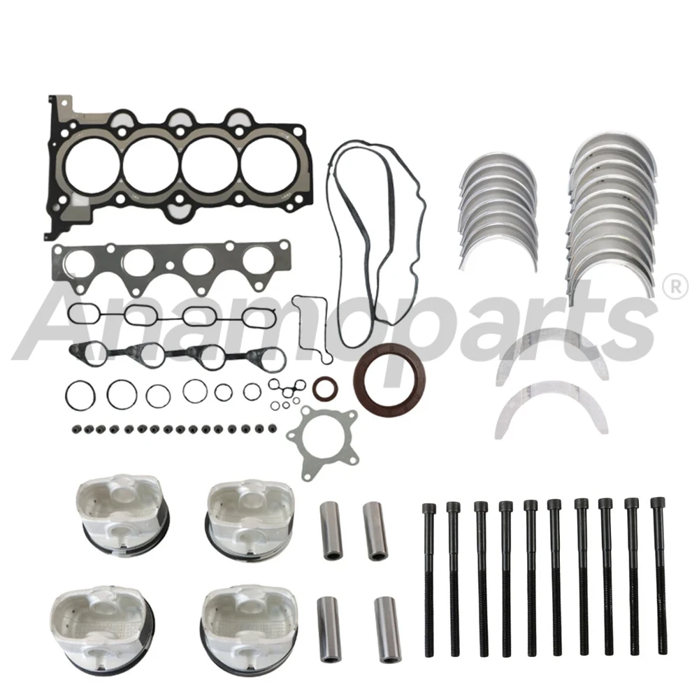 Engine Overhaul Rebuild Kit Fit 1.6 L L4 G4FG GAS For Hyundai Solaris Elantra Venue i30 HB20 Kia Cerato Soul Ceed Rio 1.6L 10-22
