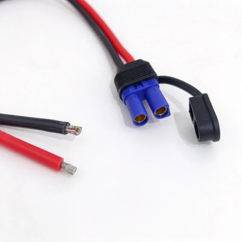 10AWG EC5 Female Extension Power Cable with Fuse for Energy Storage RV and Off-Grid Power Supply