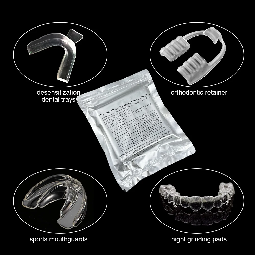 

Soft/Hard Plastic Vacuum Forming Sheet Dental Orthodontic Splint Retainer Oral Denture Model Thermoforming Material Dentis Ortho