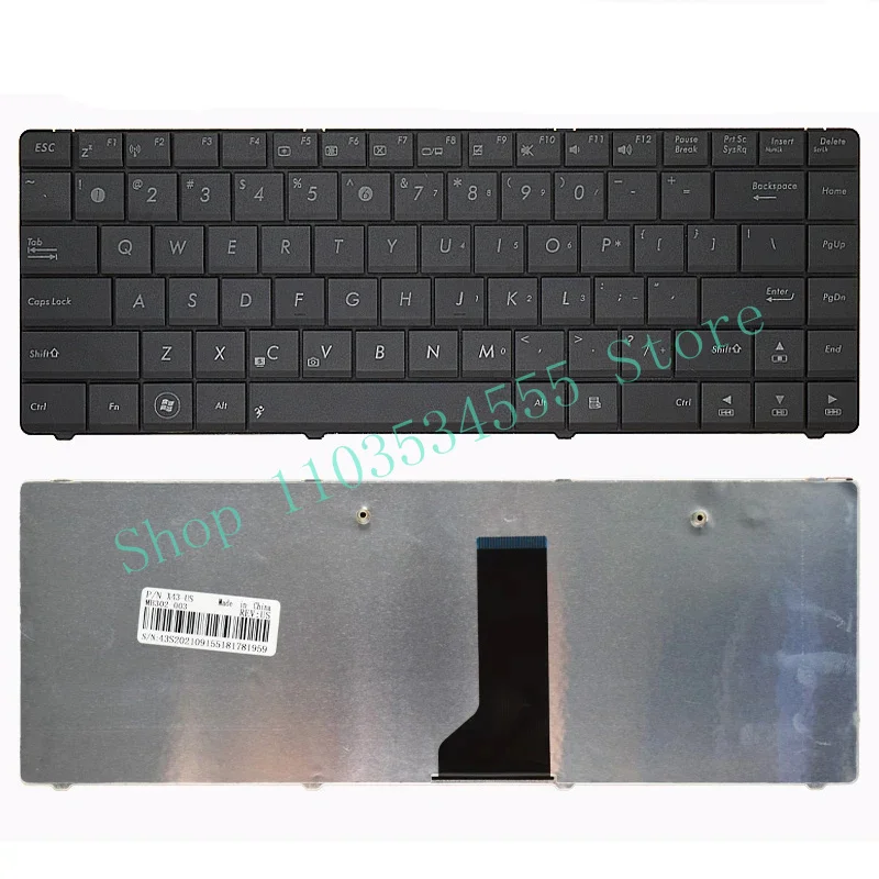 WW. Новая сменная клавиатура для ноутбука, совместимая с Asus k43ta x43b x43u k43u k43br k43t k43by k43ty