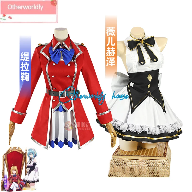 Terakomari Gandesblood Viruheizu Cosplay Costume Women Cute Party Suit Halloween Carnival Uniforms Anime Clothing Custom Made