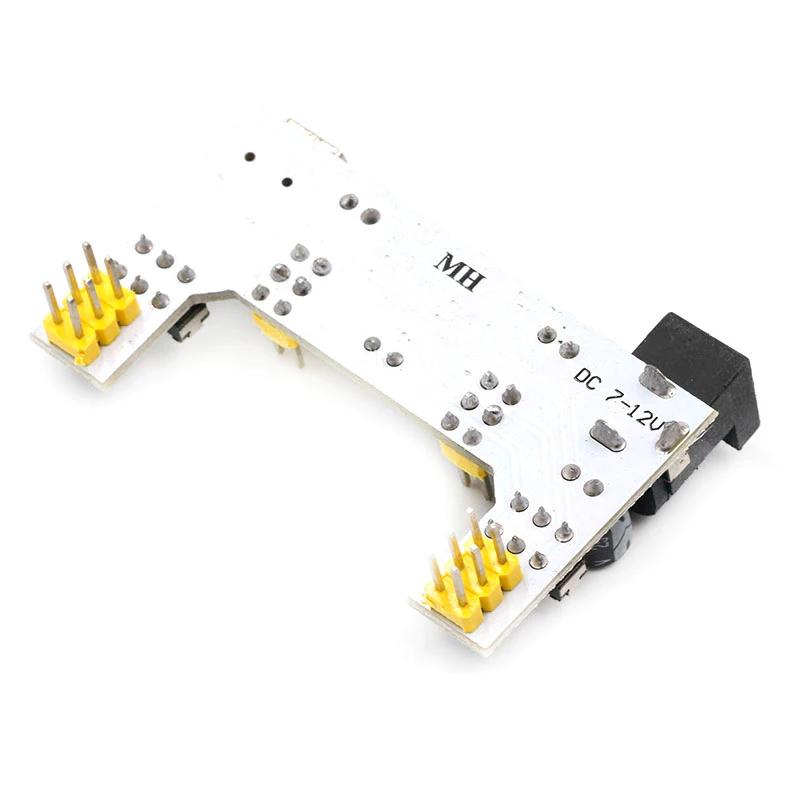 1PCS 브레드 보드 전원 공급 장치 모듈/mb102 흰색 브레드 보드 전용 전원 모듈 양방향 3.3V 5V MB-102 솔더리스 빵 보드