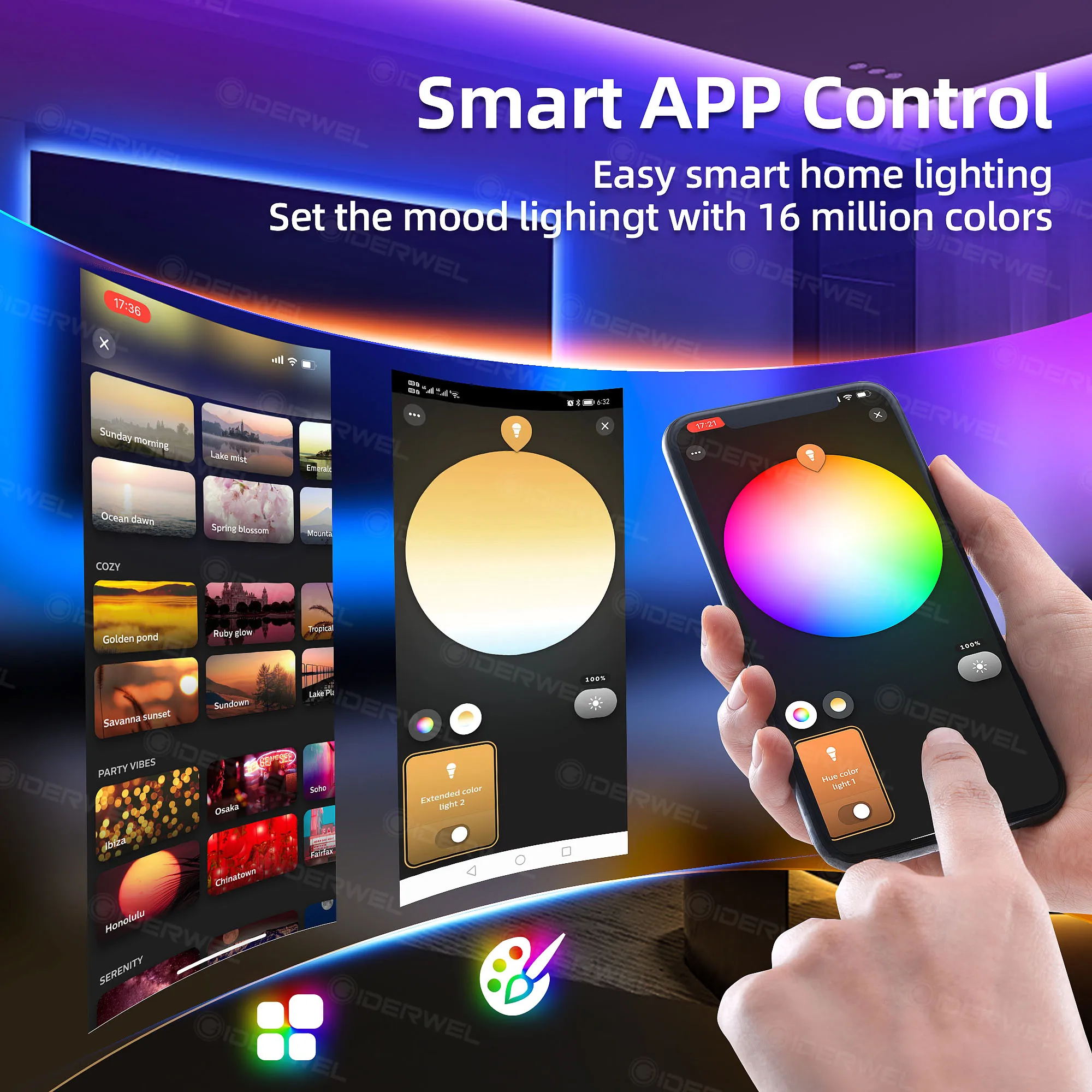 Smart LED Strip Light Zigbee 3.0 Controller RGB/CW/WW Color Changing Work with Zigbee Hub and Echo Plus dimmable Ambient Light